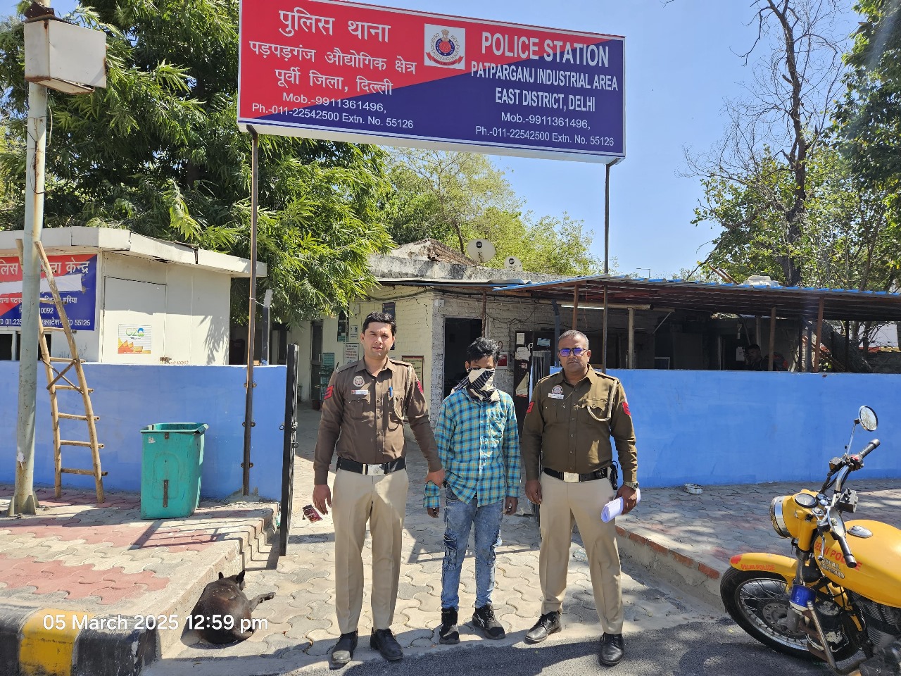 दिल्ली पुलिस की मुस्तैदी से टला लूट का मामला, चाकू सहित आरोपी गिरफ्तार