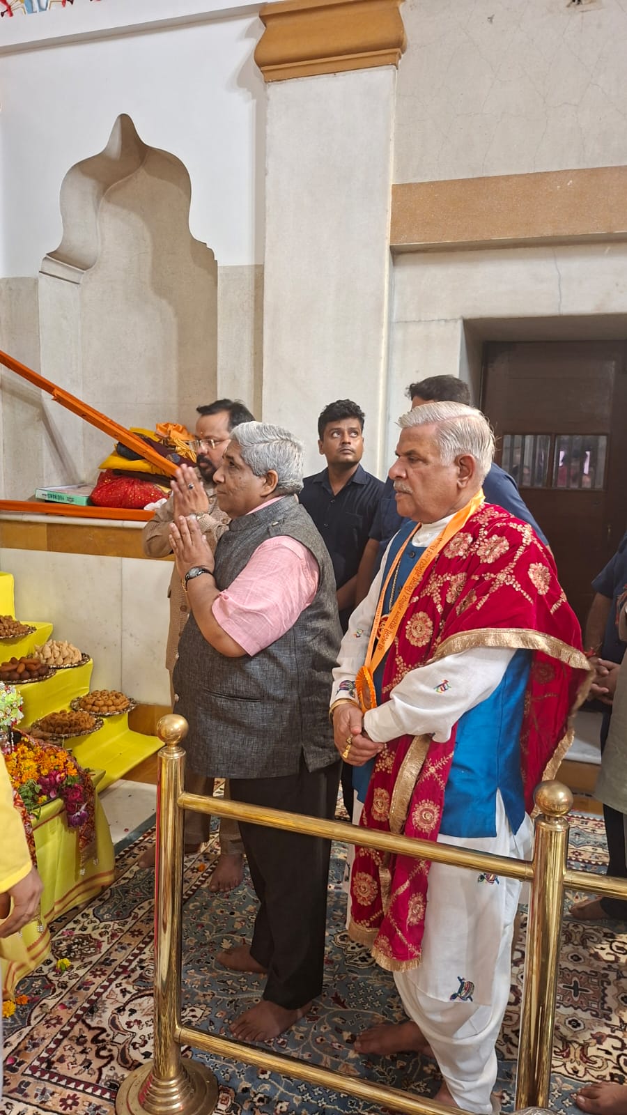 जन्माष्टमी पर बिरला मंदिर में जस्टिस सुधीर अग्रवाल ने की पूजा-अर्चना