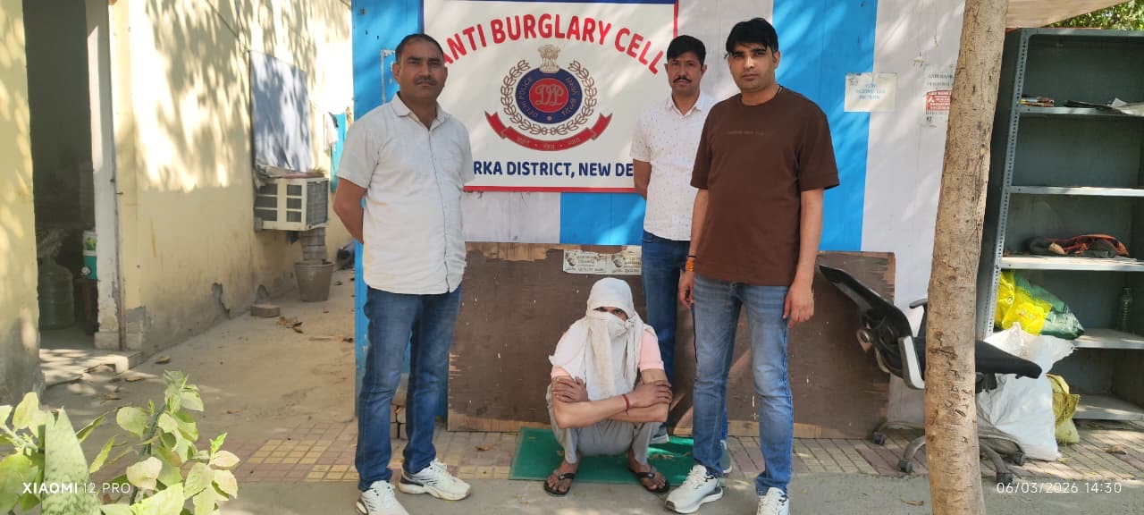 50 आपराधिक मामलों में शामिल घोषित अपराधी राहुल उर्फ फैयाद गिरफ्तार,द्वारका पुलिस की बड़ी कार्रवाई