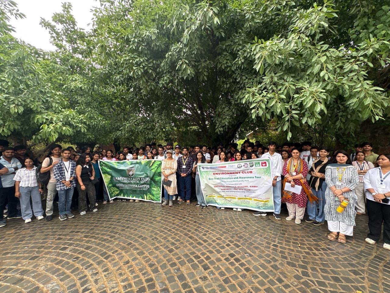 प्रो. (डॉ.) जे. एस. यादव, डीन के मार्गदर्शन में हुआ इको-ट्रेल जागरूकता भ्रमण