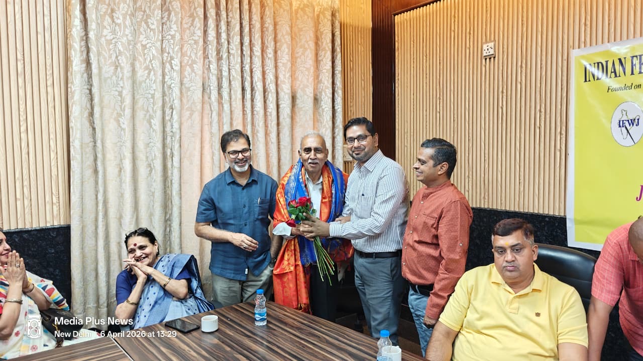 गोपाल मिश्रा आई.एफ.डब्ल्यू.जे. के राष्ट्रीय अध्यक्ष निर्वाचित, मिला एकमत जनादेश