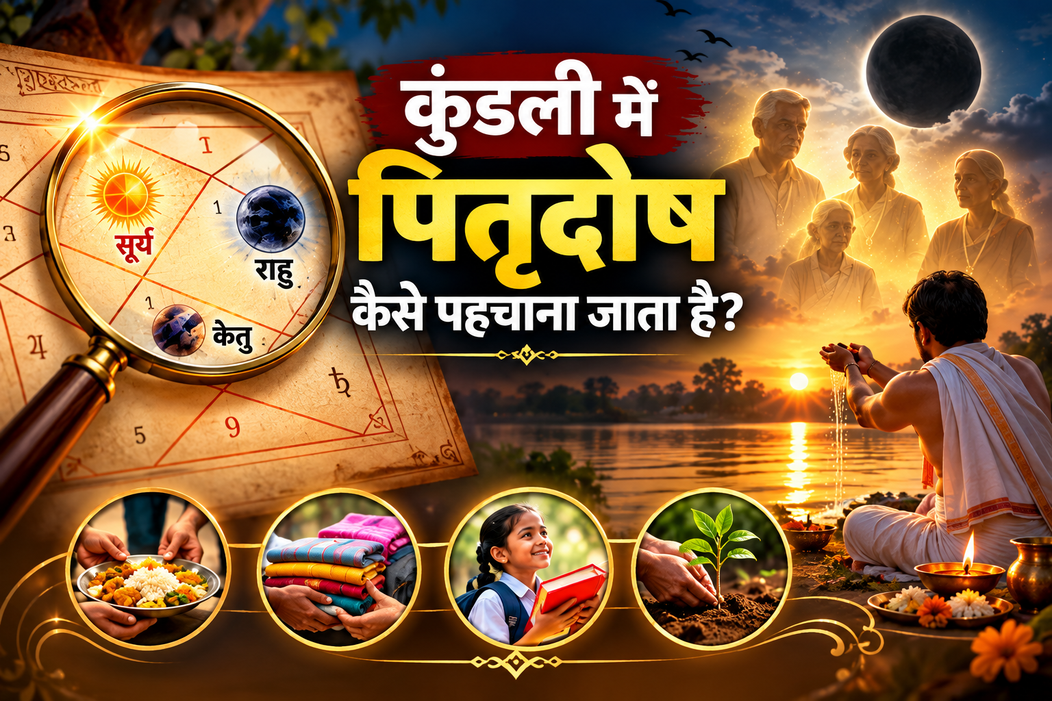 कुंडली में पितृदोष कैसे पहचाना जाता है? जानिए ज्योतिषीय मान्यताएं